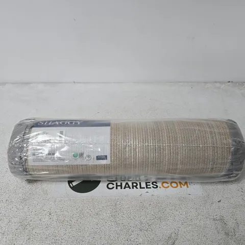 SHAGGY AINSLEY PLAIN LIGHT BEIGE RUG, 60 X 220 CM β ROLLED & SEALED