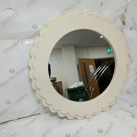 BUNDLEBERRY BY AMANDA HOLDEN SCALLOPED EDGE WALL MIRROR