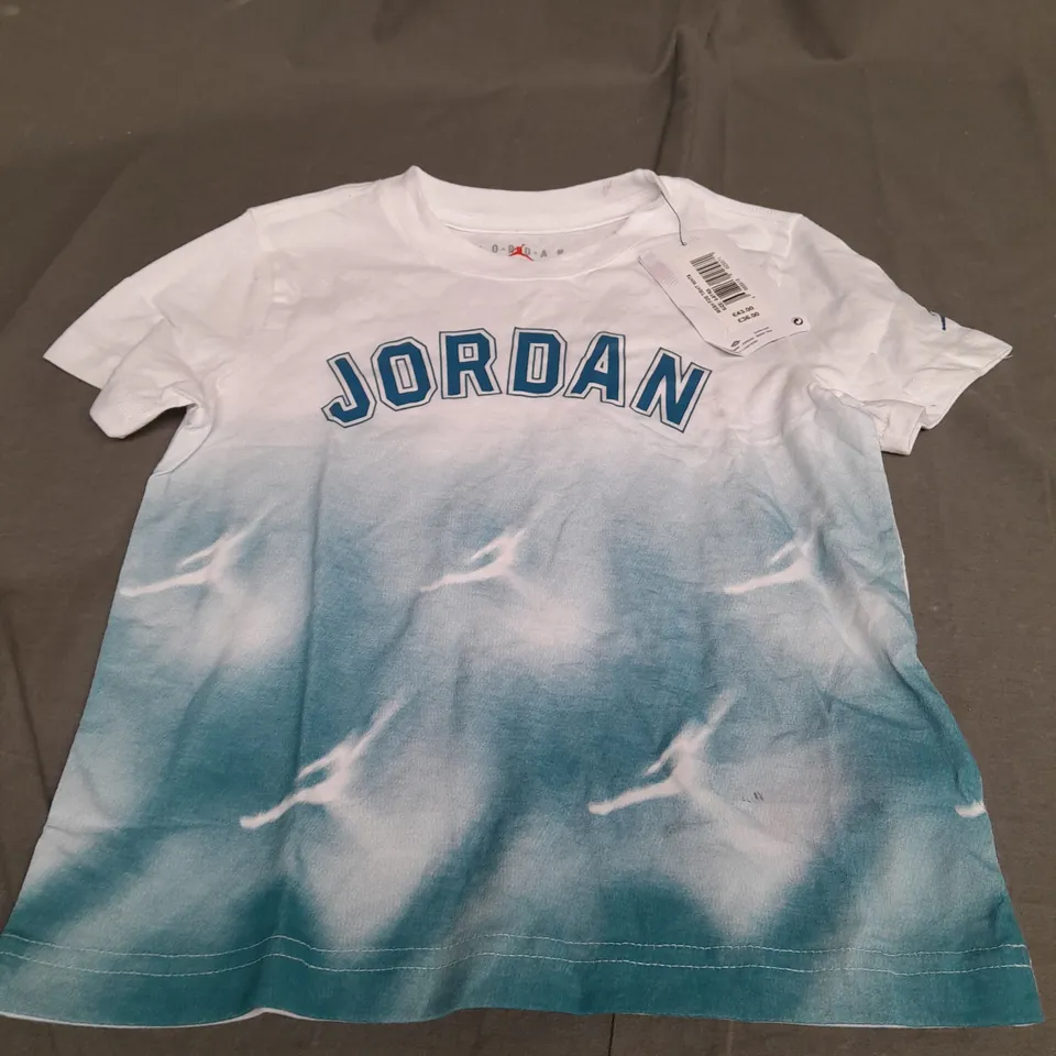 AIR JORDAN WHITE T-SHIRT - 5-6 YEARS