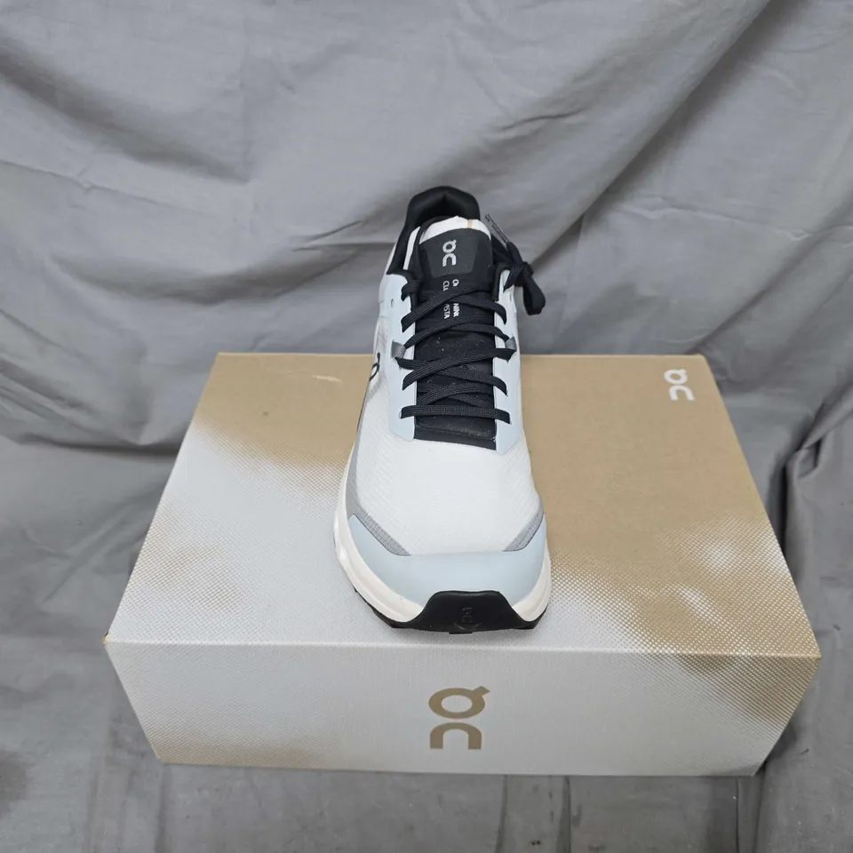 BOXED PAIR OF ON CLOUDVISTA 2 IN GLACIER/ECLIPSE - UK 9.5