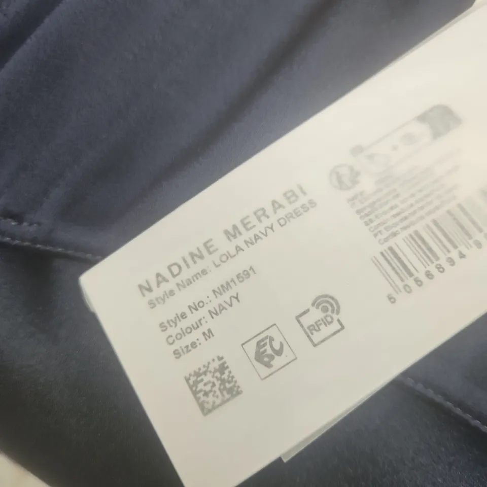 NADINE MERABI LOLA NAVY DRESS – UK SIZE M (NM16591)