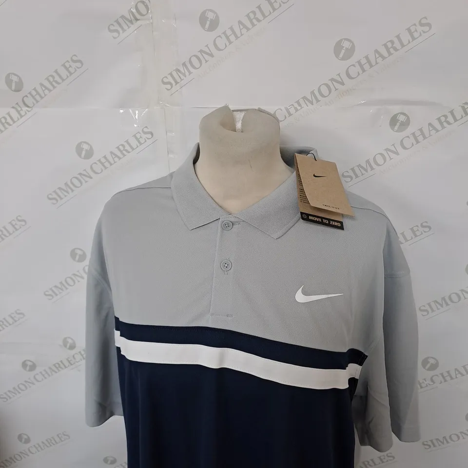MENS NIKE LOGO POLO SHIRT SIZE L