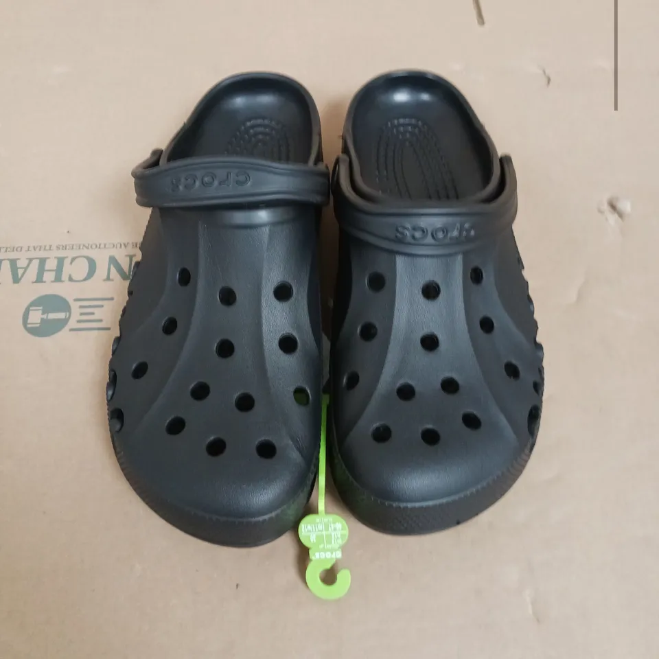 PAIR OF CROCS BAYA SLIDERS IN BLACK - UK M11 / W12