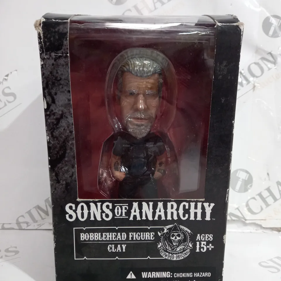BOXED SONS OF ANARCHY BOBBLEHEAD FIGURE CLAY