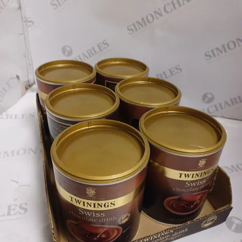 6 X TWININGS SWISS HOT CHOCOLATE DRINK
