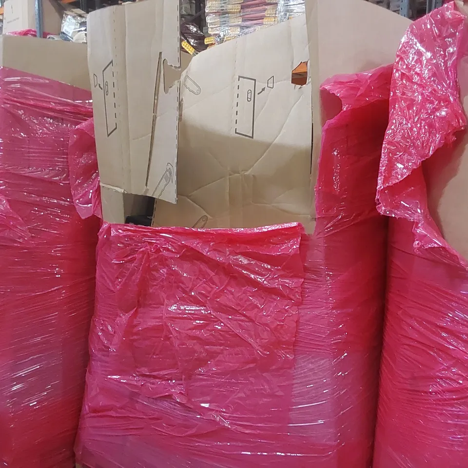 PALLET OF ASSORTED ITEMS INCLUDING: SUP BOARDS, HELPER TOWER, FRYING PAN, MULTIFUNCTIONAL OILER, TOYS ECT