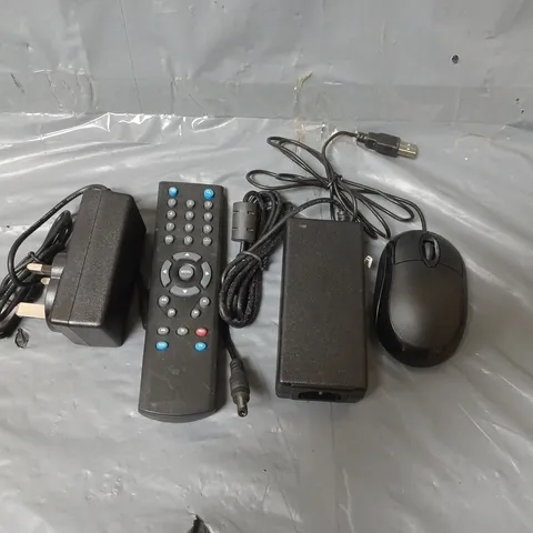 APPROXIMATELY 20 ELECTRICAL PRODUCTS TO INCLUDE REMOTE CONTROLS, COMPUTER MICE AND POWER SUPPLIES