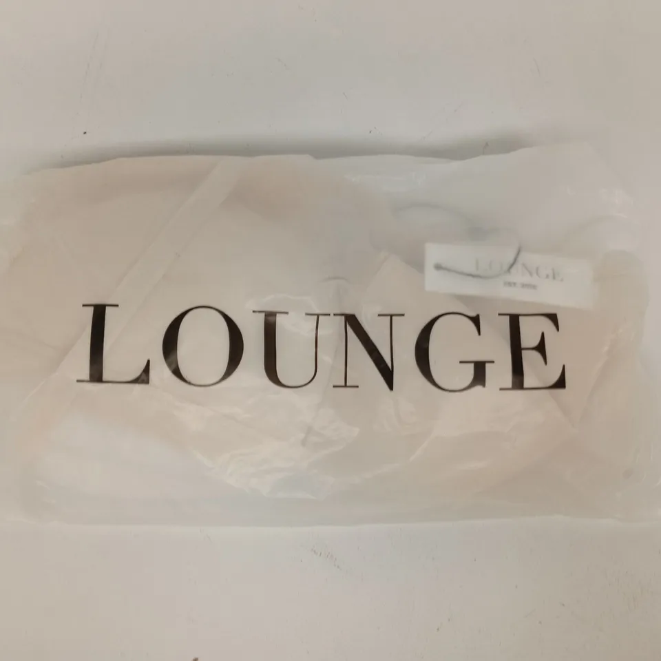BAGGED LOUNGE COMFORT TRIANGLE BRALETTE IN LATTE SIZE LARGE