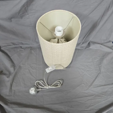 Inar 2-Tone Ceramic Table Lamp – Natural