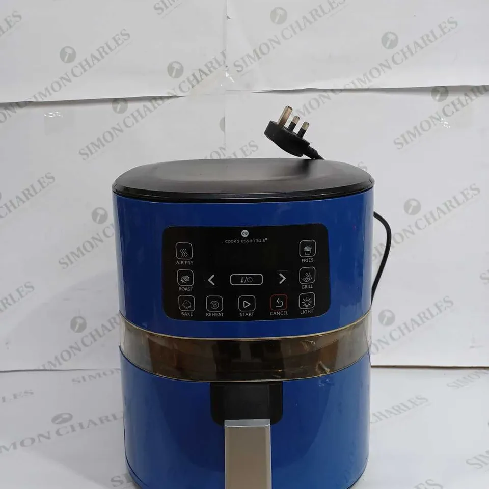 COOK'S ESSENTIALS 4.0L AIR FRYER - SAPPHIRE