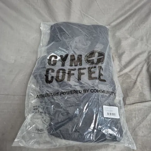 GYM+COFFEE LAYER UP JACKET – BLACK, SIZE M