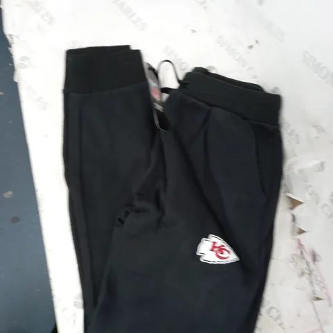 BLACK JOGGERS SMALL - NFL KC