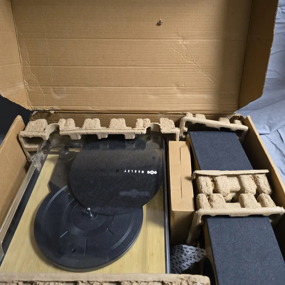 MARLEY TURNTABLE – BLACK, BOXED 