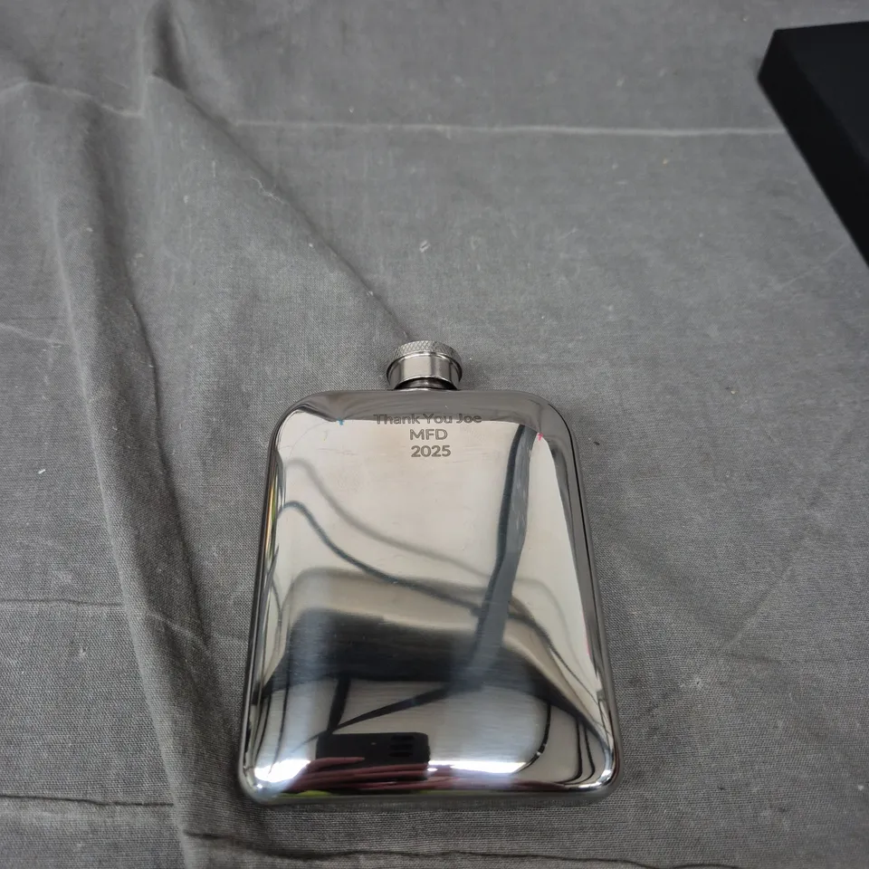 HEADS & TAILS PERSONALISED HIP FLASK 