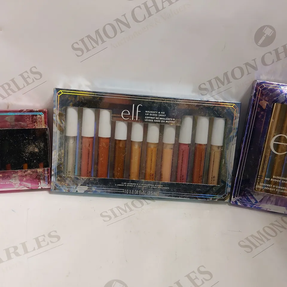 BOX OF APPROX 15 ELF PRODUCTS TO INCLUDE JEWEL BOX, ELF PUTTY BLUSH AND ELF LIQUID FILLER 