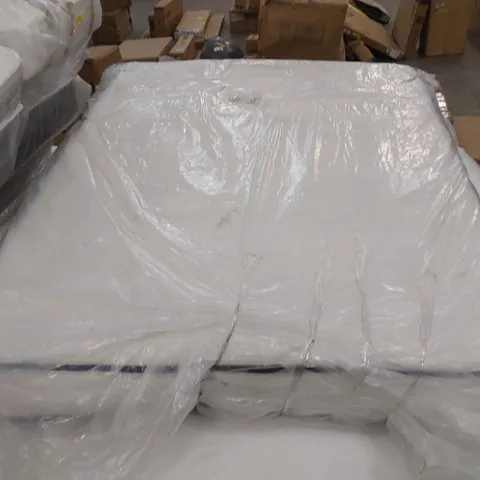 QUALITY BAGGED COOL BLUE POCKET SPRUNG 4'6" DOUBLE SIZED MATTRESS