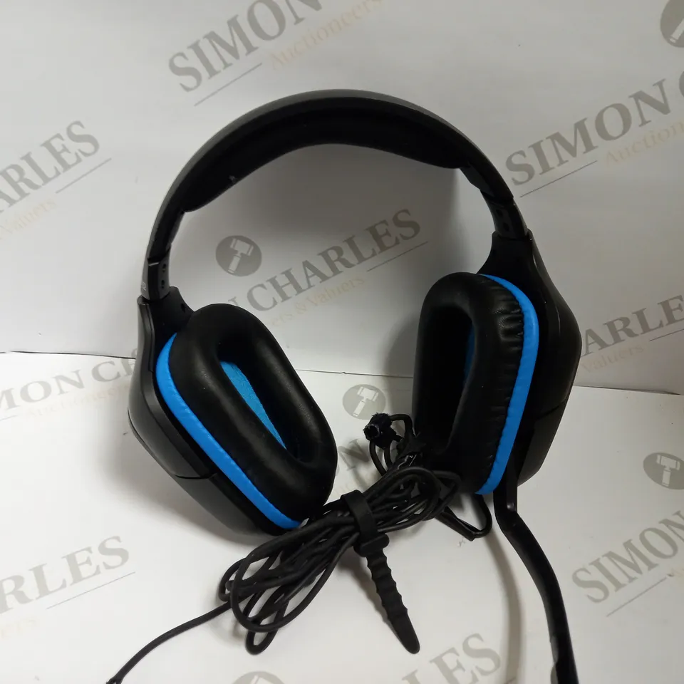 LOGITECH G432 7.1 WIRED GAMING HEADSET - BLUE/BLACK 