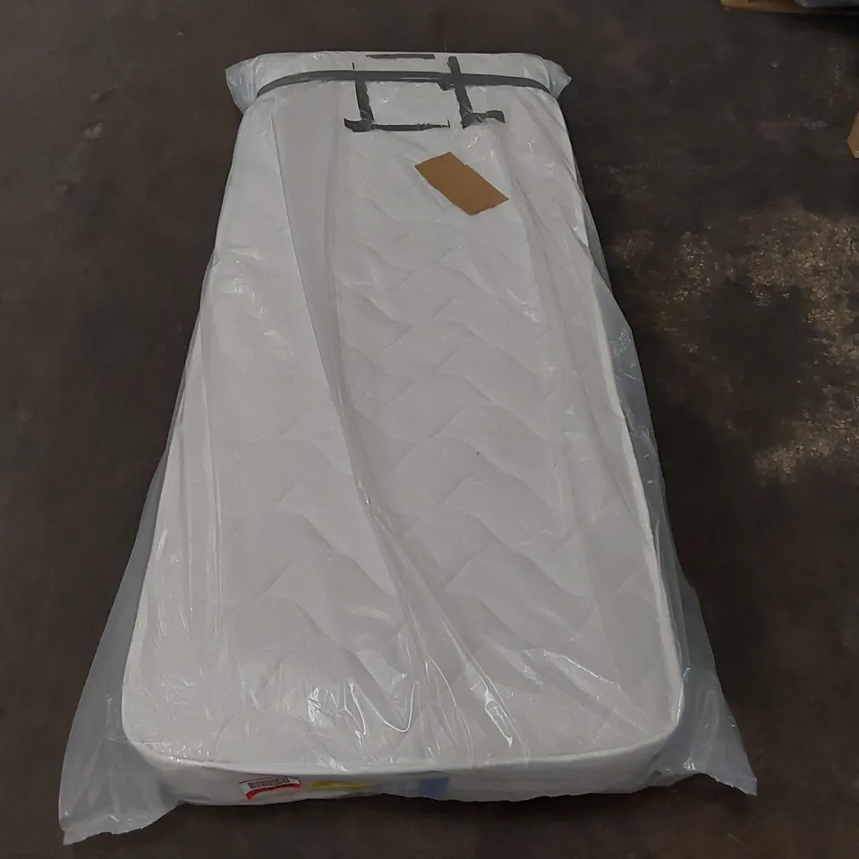 QUALITY BAGGED OPEN COIL SPRING SMALL SINGLE MATTRESS 