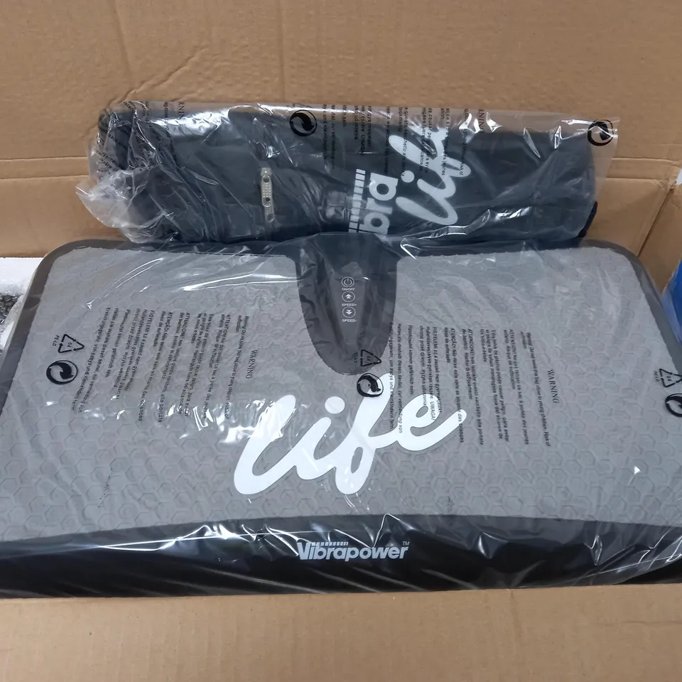 BOXED VIBRAPOWER LIFE BODY FITNESS VIBRATION PLATE 