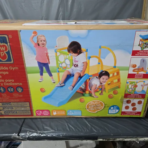 BOXED GROW'N UP CLIMB N SLIDE GYM