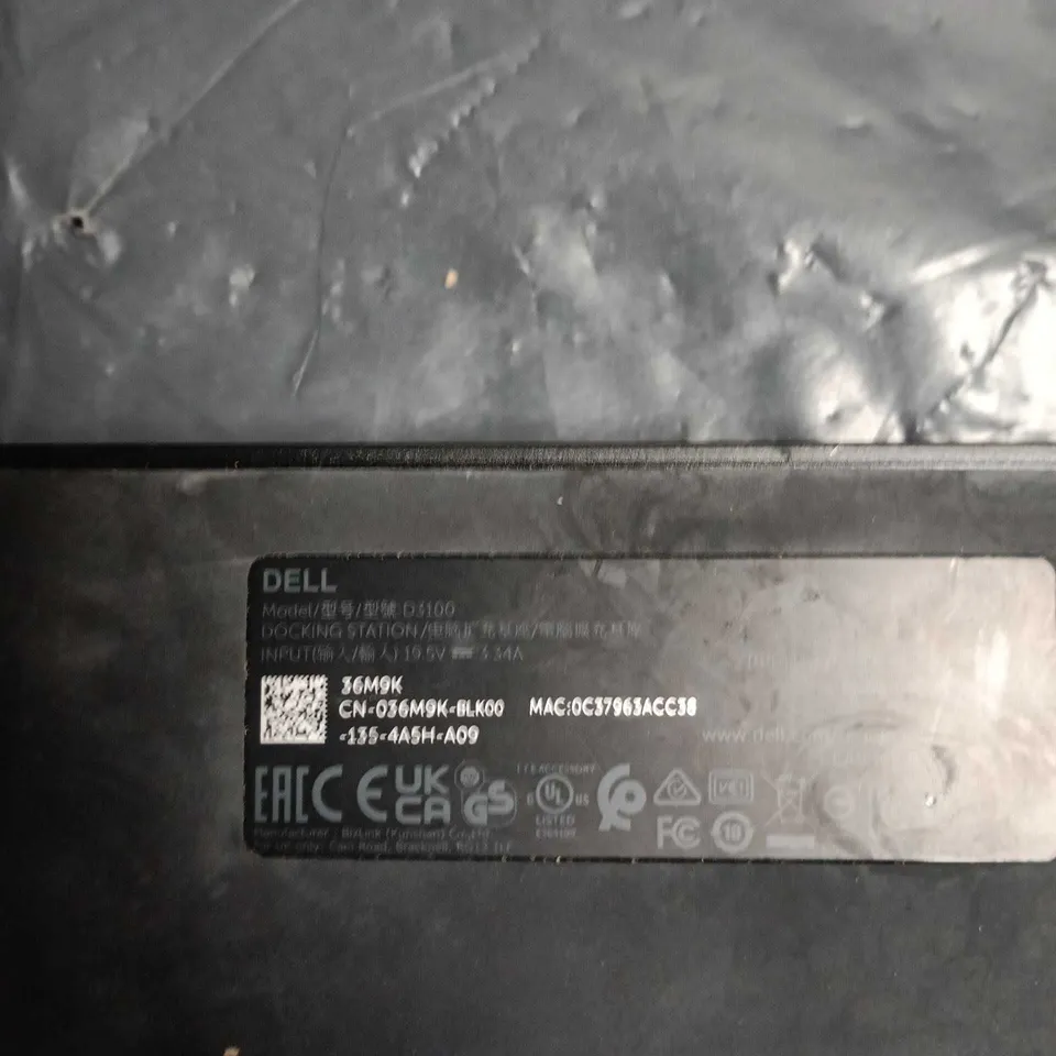 DELL D100 DOCKING STATION WITH DISPLAYLINK