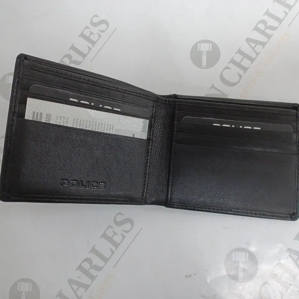 POLICE CAMO LEATHER WALLET 