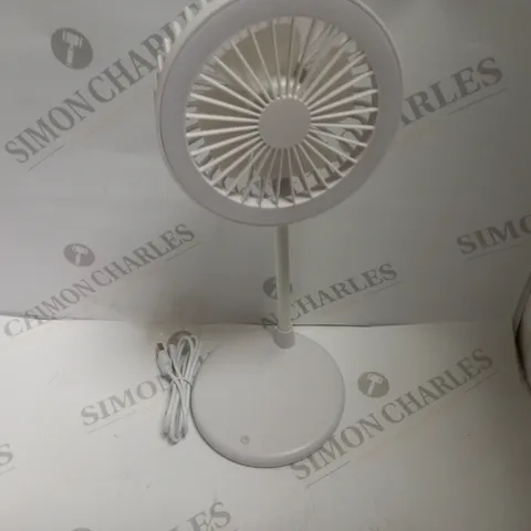 USB DESK FAN WITH LED LIGHT