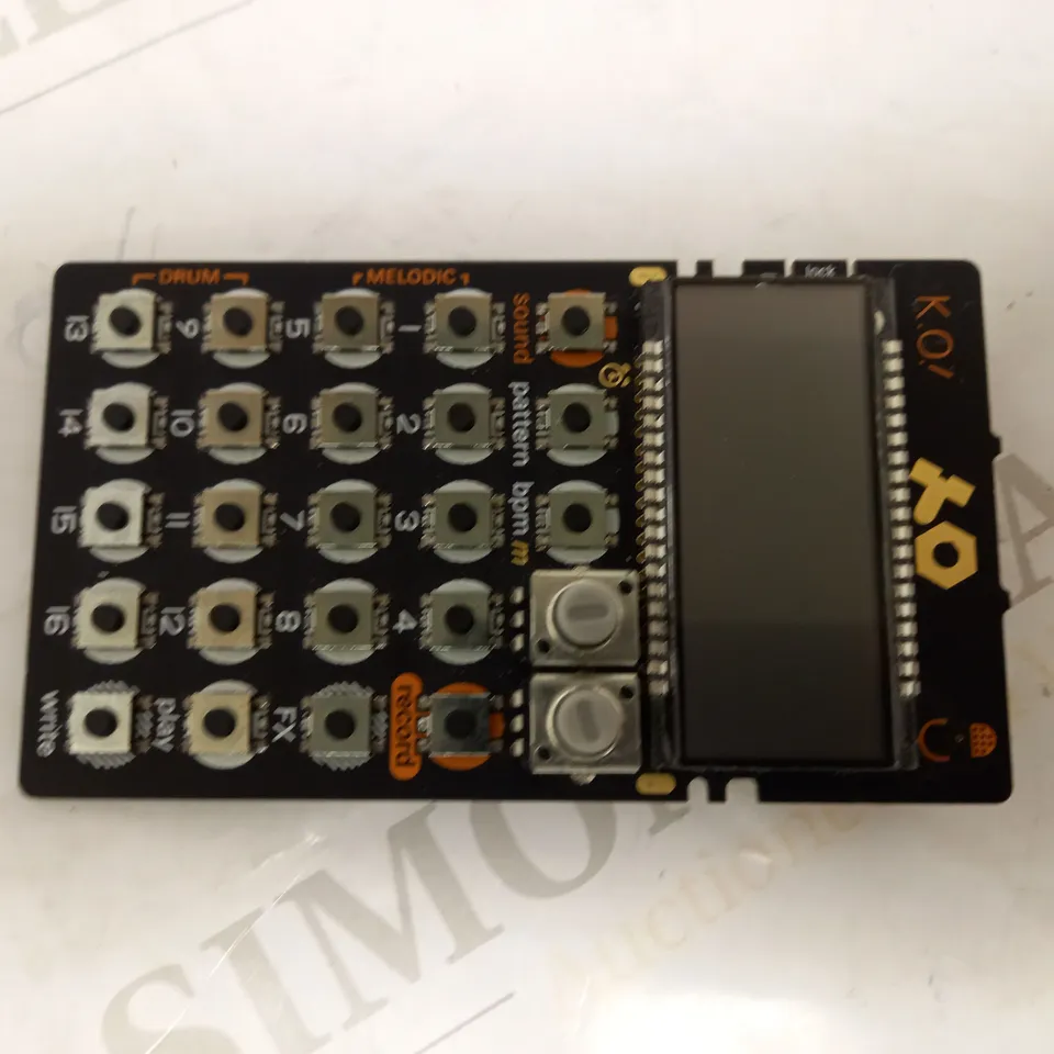 TEENAGE ENGINEERING PO-33 POCKET OPERATOR KO SAMPLER/SEQUENCER