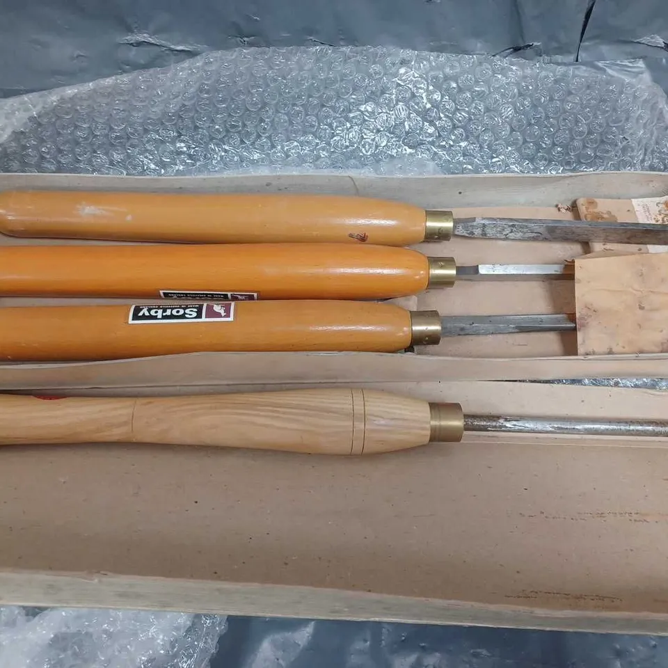 SORBY WOOD TURNING TOOL SET 