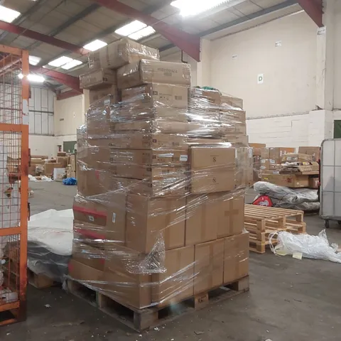 PALLET CONTAINING A LARGE QUANTITY OF DESIGNER OFFICE CHAIR PARTS AND OTHER ASSORTED PRODUCTS 