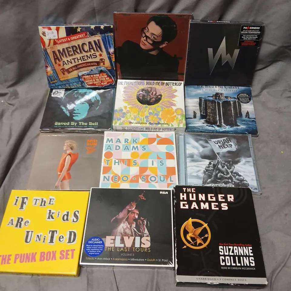  APPROXIMATELY 30 ASSORTED CDS, TO INCLUDE ELVIS, ROBIN GIBB, DOJA CAT, ETC