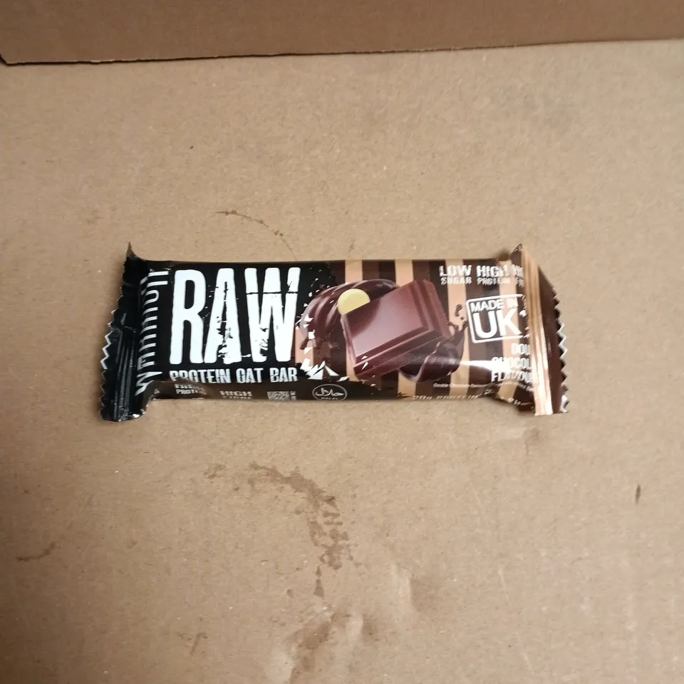 WARRIOR RAW PROTEIN OAT BAR – DOUBLE CHOCOLATE FLAVOUR BOX OF APPROX 10
