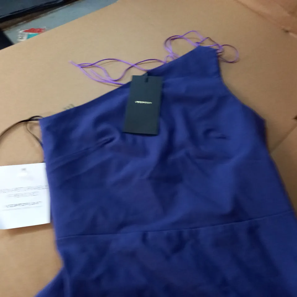 VESPER 24/7 PURPLE ONE SHOULDER DRESS - 8