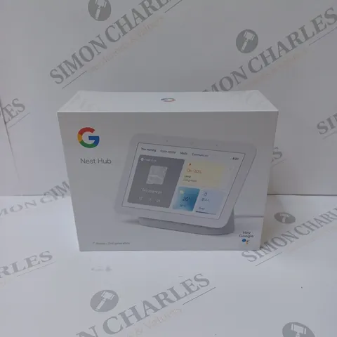 BRAND NEW BOXED GOOGLE 2ND GEN NEST HUB 7" DISPLAY - CHALK
