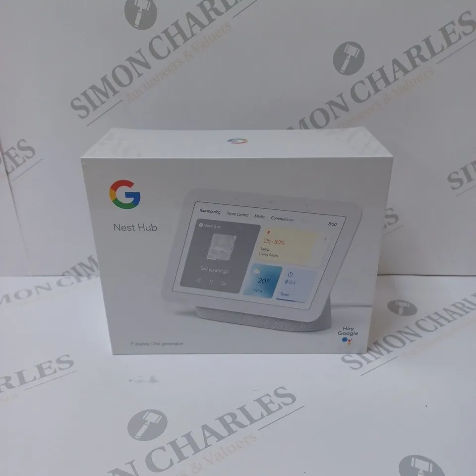 BRAND NEW BOXED GOOGLE 2ND GEN NEST HUB 7" DISPLAY - CHALK 