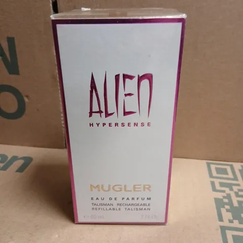 BOXED AND SEALED MUGLER ALIEN HYPERSENSE EAU DE PARFUM 60ML