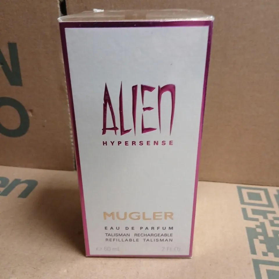 BOXED AND SEALED MUGLER ALIEN HYPERSENSE EAU DE PARFUM 60ML