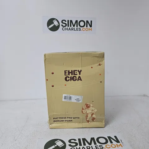EHEY CIGA MATTRESS PAD WITH MEMORY FOAM