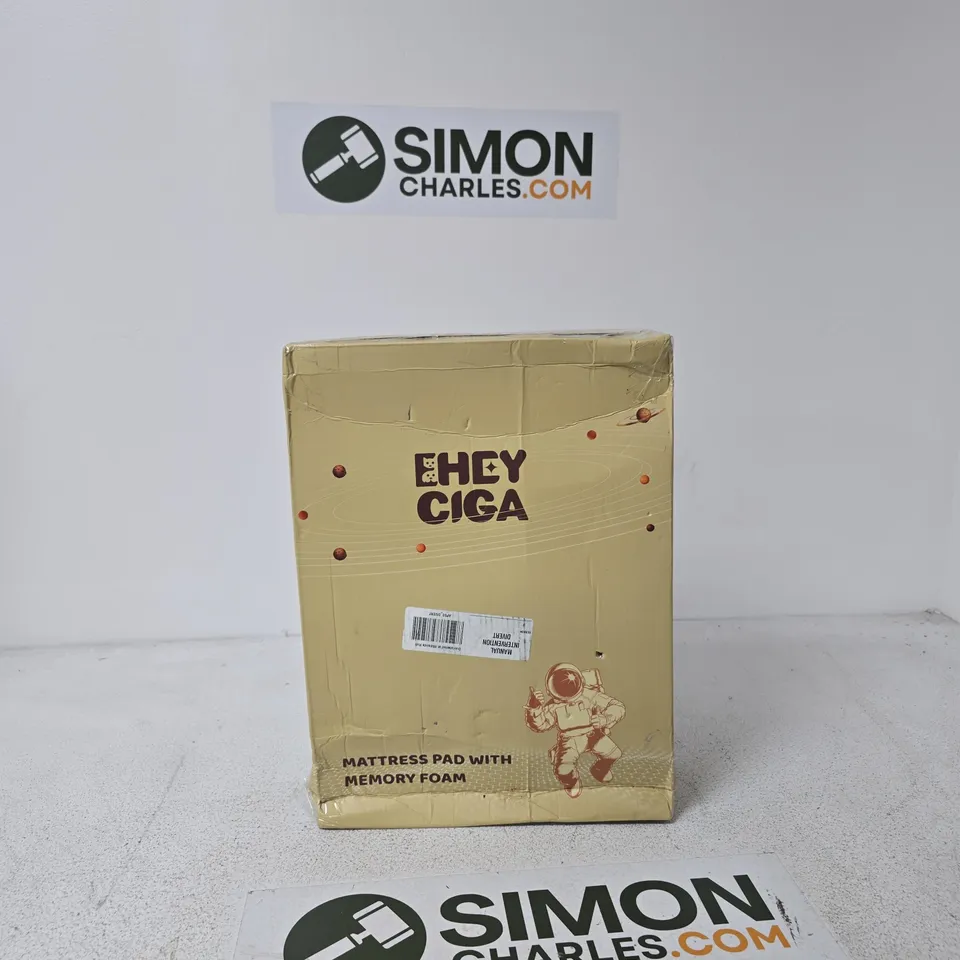 EHEY CIGA MATTRESS PAD WITH MEMORY FOAM