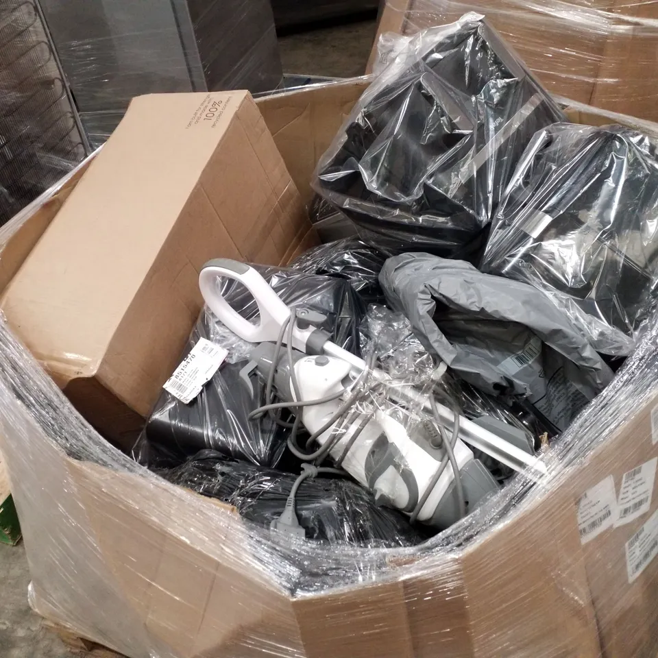 PALLET OF APPROXIMATELY 22 UNPROCESSED RAW RETURN HOUSEHOLD AND ELECTRICAL GOODS TO INCLUDE;
