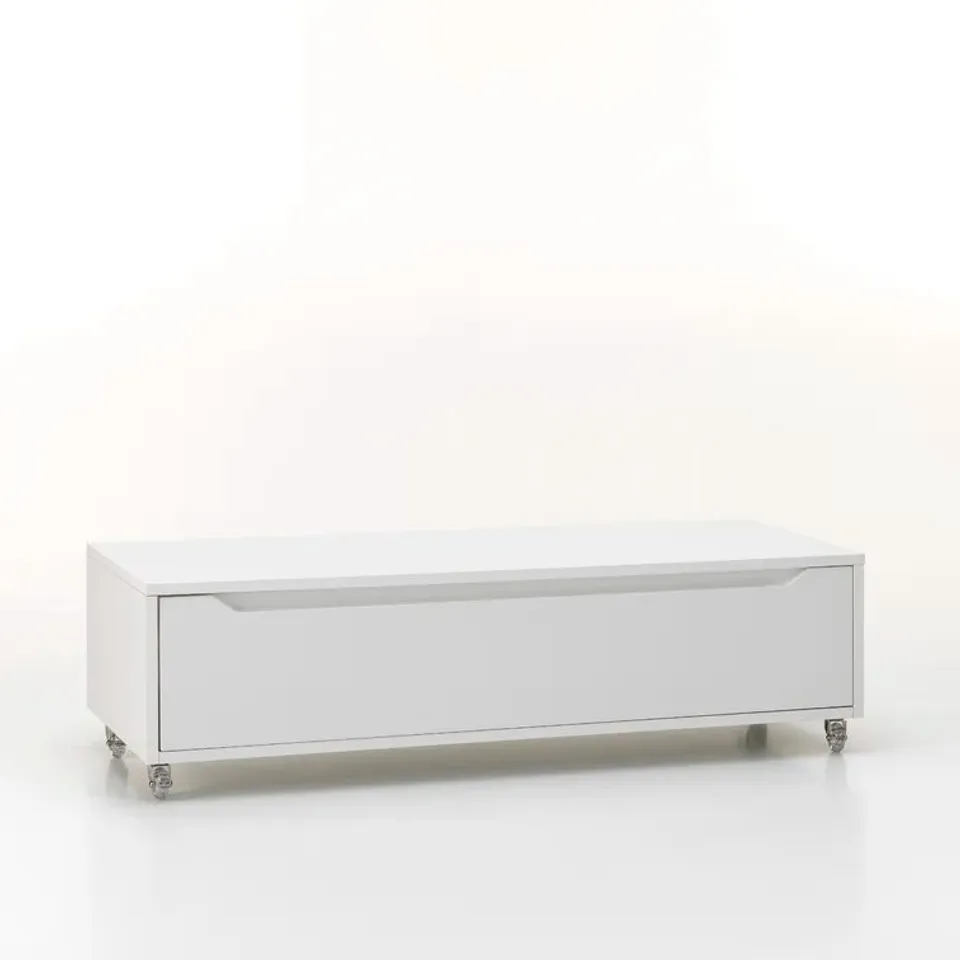 BOXED YATTS 1 DRAWER 120CM W CHEST OF DRAWERS 