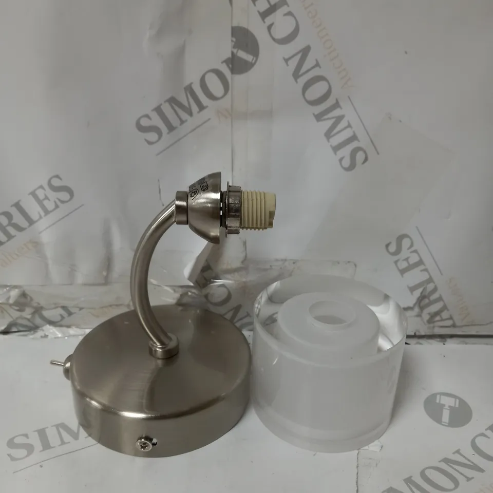PAIGE WALL LIGHT WITH CLEAR GLASS SHADE