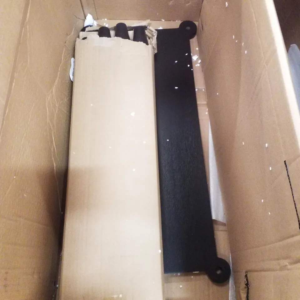 BOXED LINA 2 DRAWER CONSOLE TABLE - BLACK 