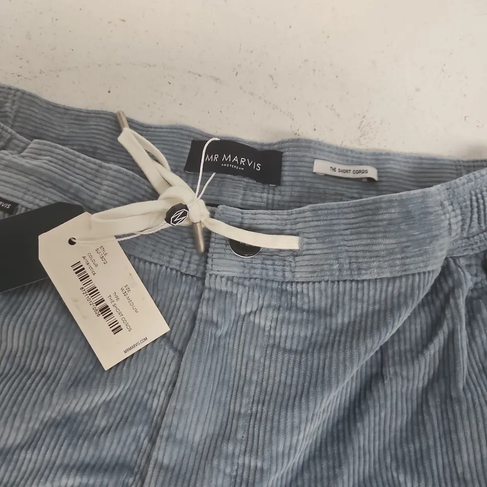 MR MARVIS THE SHORT CORDS IN BLUE - W32 MED