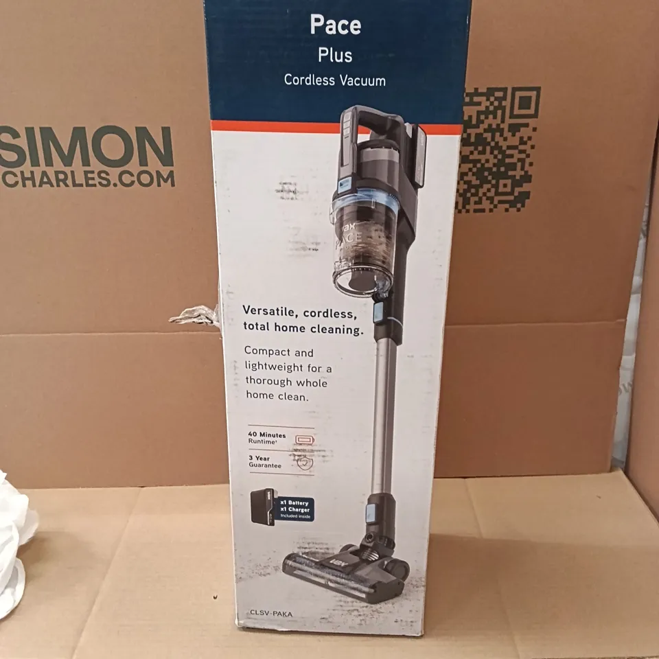 VAX PACE PLUS CORDLESS VACUUM CLEANER CLSV-PAKA