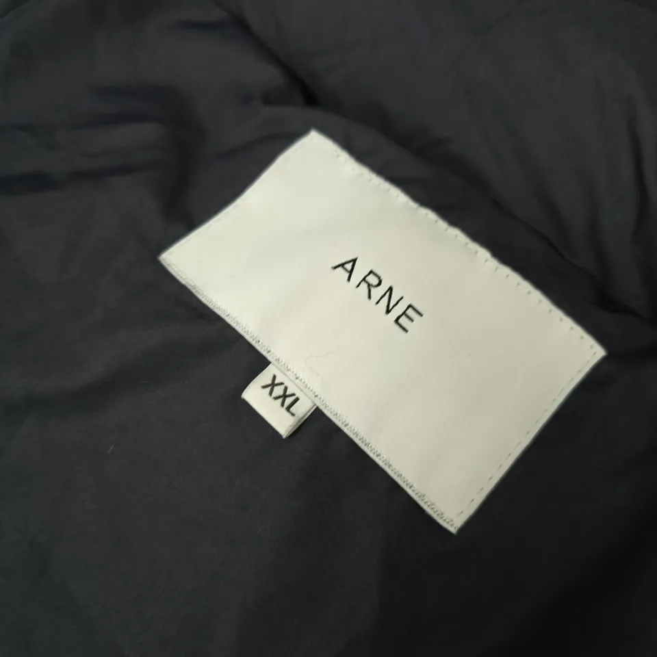 ARNE DOWN PUFFER JACKET WITH HOOD – NAVY, XXL