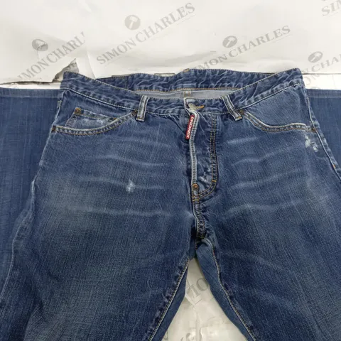 MENS BLUE DENIM DSQUARED 2 JEANS - SIZE 50