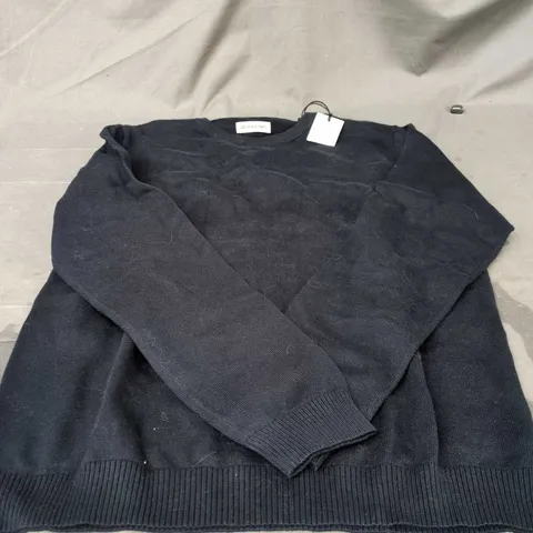 JACK & JONES NAVY KNIT CREW NECK JUMPER – MEN’S, UK M (EU M FR M)