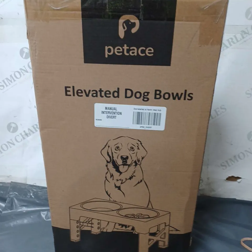 BOXED PETACE ELEVATED DOG BOWLS