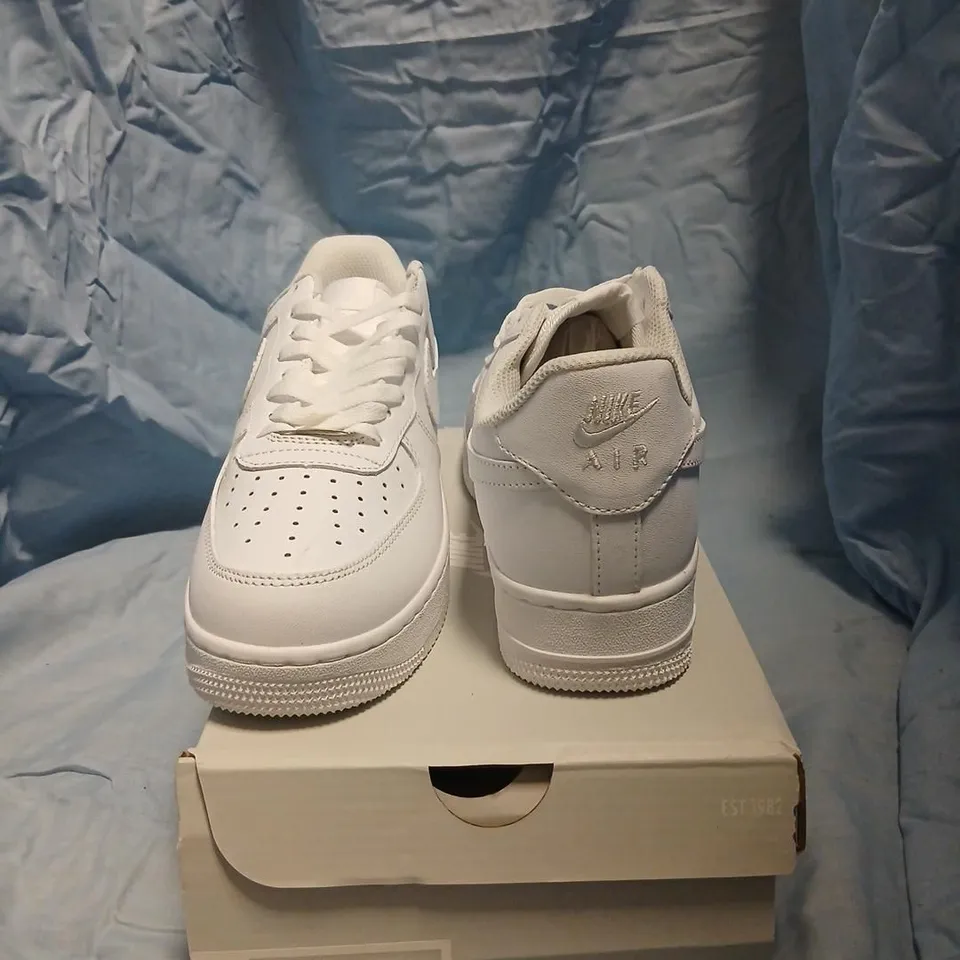NIKE AIR FORCE 1 '07 WHITE SNEAKERS – UK 8.5 (US 9.5)